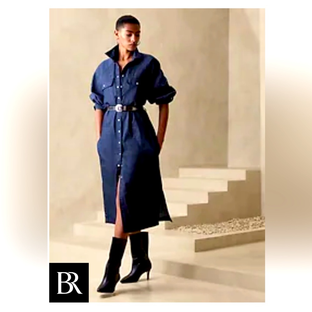 Denim Utility Dress